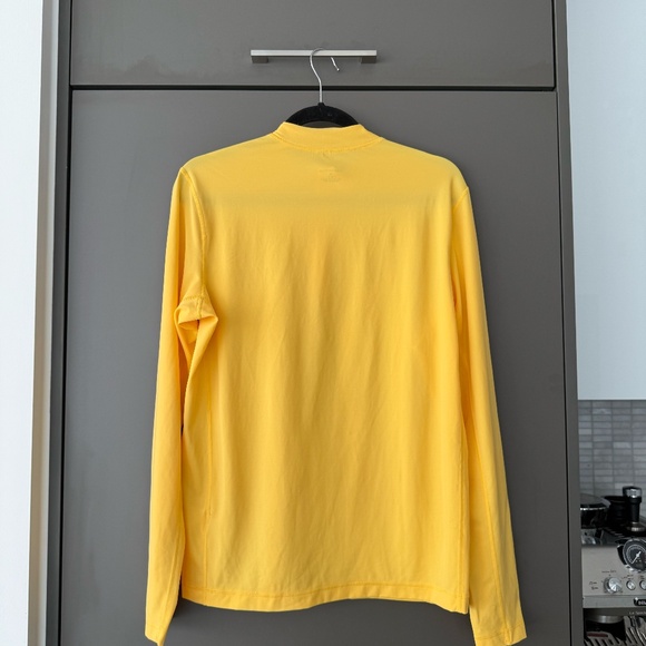 NWOT Lands End Yellow Rash Gaurd/Coverup Quarter Zip - Picture 6 of 8